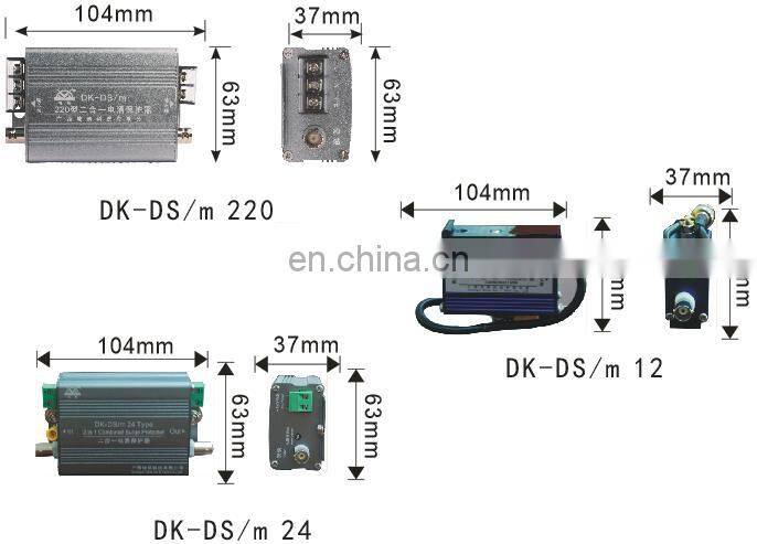 Factory video lightning arrester surge protector surveillance cameras network lightning protection device for wholesale
