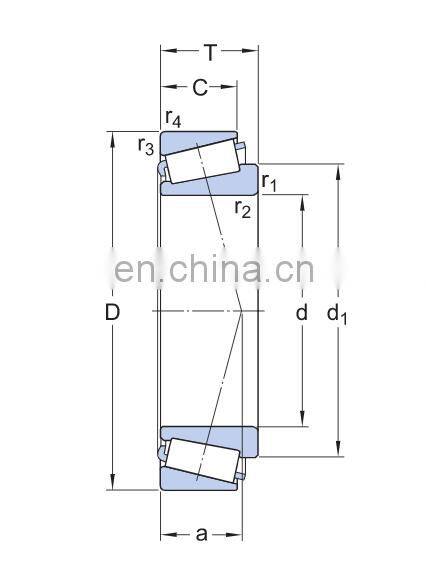 Rodamiento Single Row Tapered Roller Bearings L 68149/111 Dimensions 34.987mm*59.975mm*15.875mm In Stock