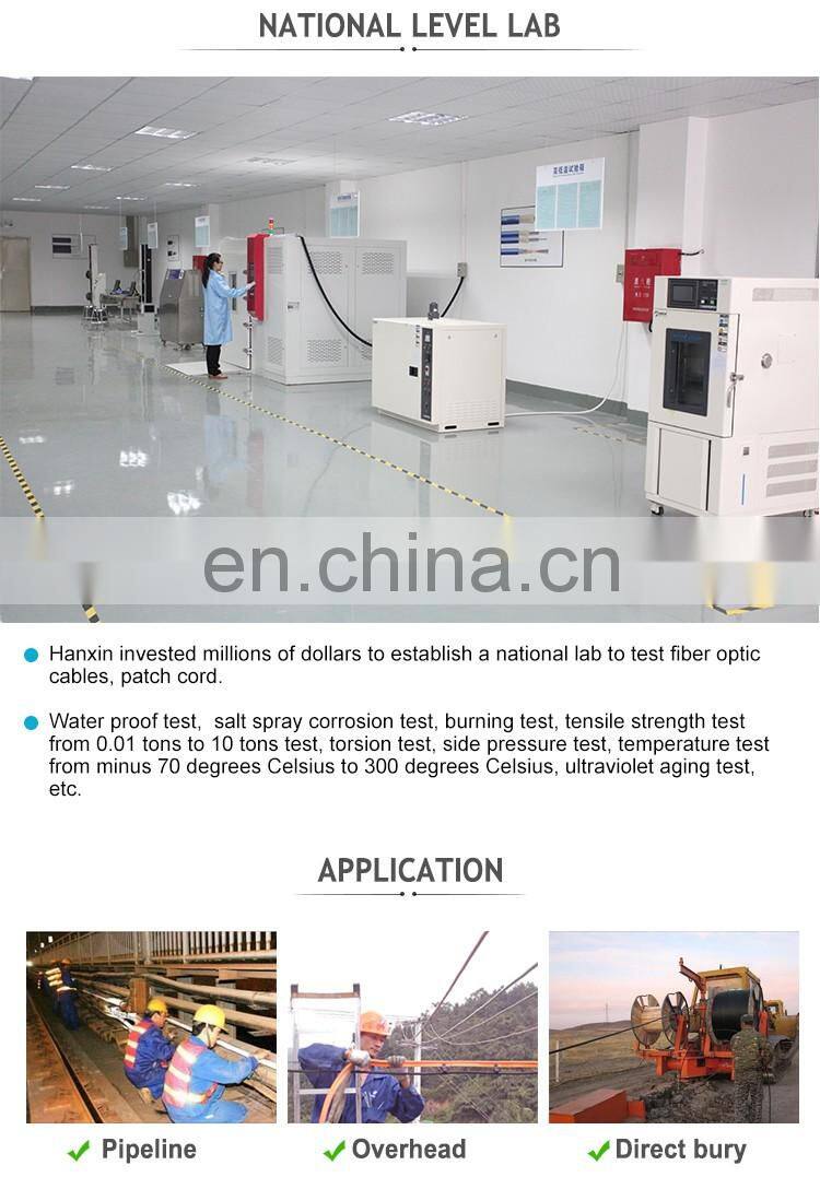 Hot sell 24 core Outdoor Single Mode ADSS Fiber Optic Cable