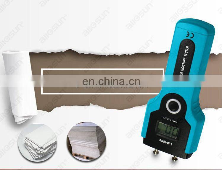 All-Sun EM4809 Stable Paper Moisture Meter Non-destructive Probe Paper Hygrometer Practical Moisture Tester