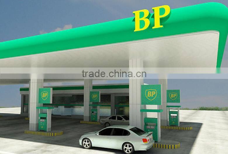 Economic steel building fuel filling station