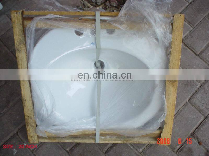 Granite prefab double sink vanity top