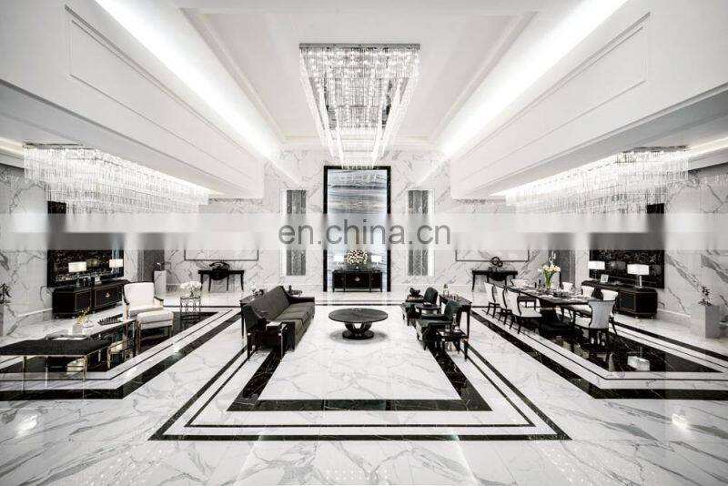 High quality Carrara floor full polished glazed porcelain tiles