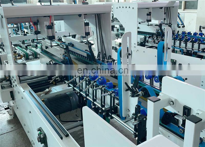 UFG800B Automatic Anti-heat Hot Coffee Insulated Paper Cup Carton Sleeve Fan Folder Gluer Making Machine