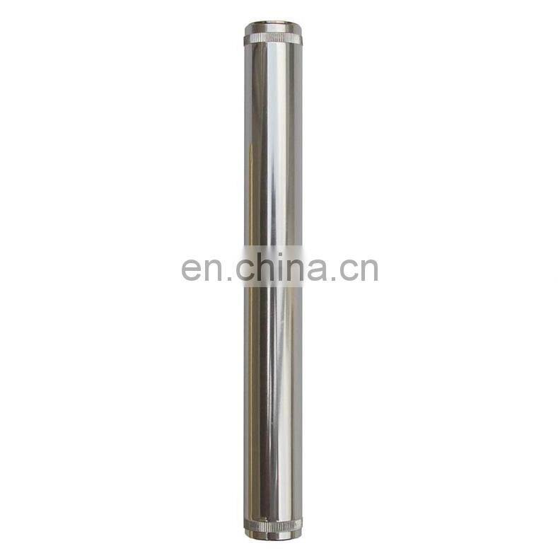 portable gold aluminum single cigar tube