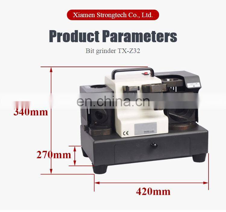 LIVTER TX-Z32 Double head grinder mini twist drill bit grinding machine