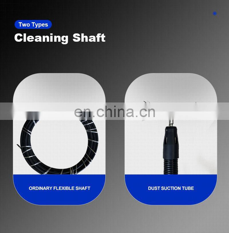 Rotary nylon brush air pipe cleaner ventilation duct cleaning equipment