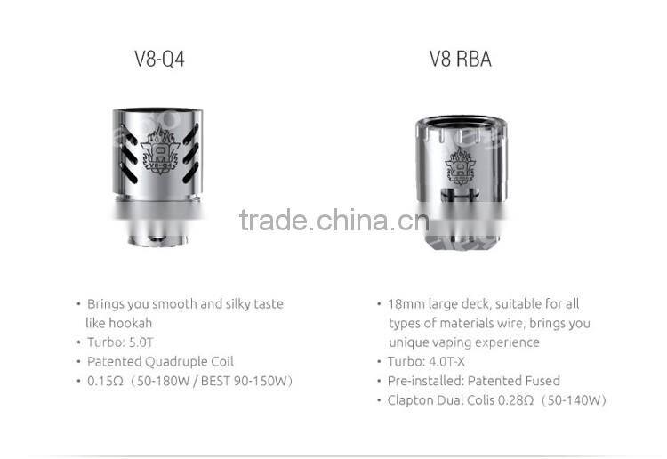 New Stock for Smoktech tfv8 / 100% Original Stainless Color Smok TFV8