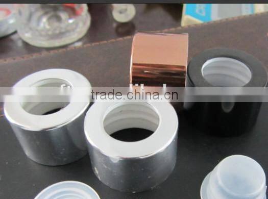 Embossed logo Aluminum collar Embossed logo for the Aroma glass Bottle