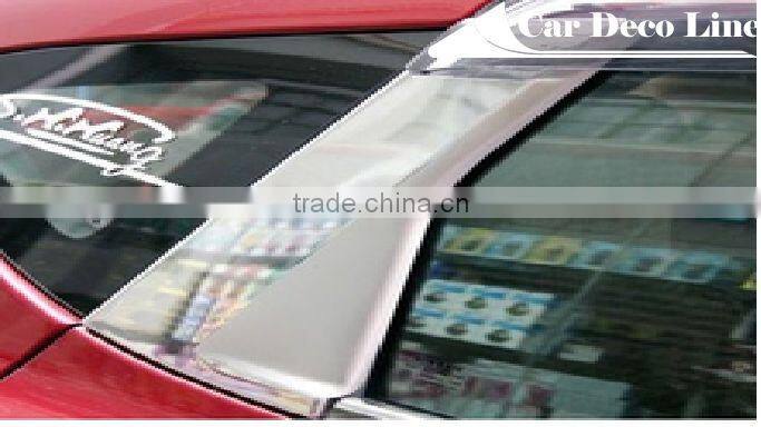 Stainless steel REAR WINDOW PLATE for Nissan Qashqai 2008