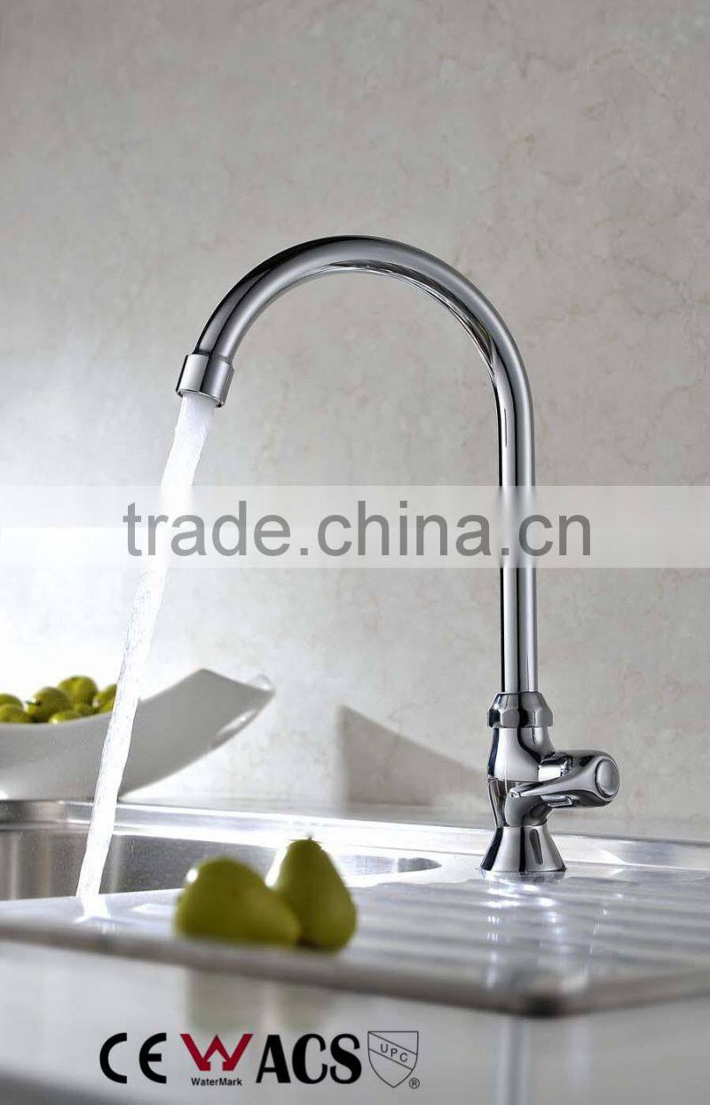 Single Handle Brass Kitchen Mixer Faucet