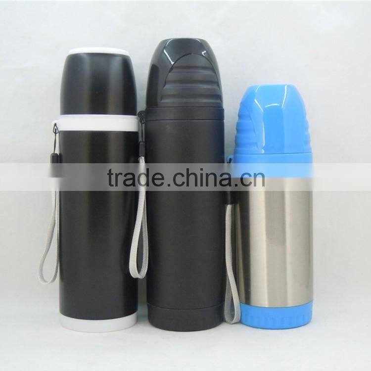 2016 Multicolor Fashional Newly 750ml Food Grade Wholesale Fluted Shaped Thermos Bottle