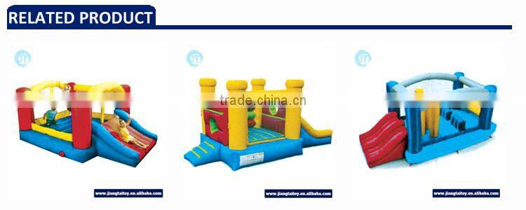Custom-made JT-14206B children amusement park Inflatable bouncer castle slide