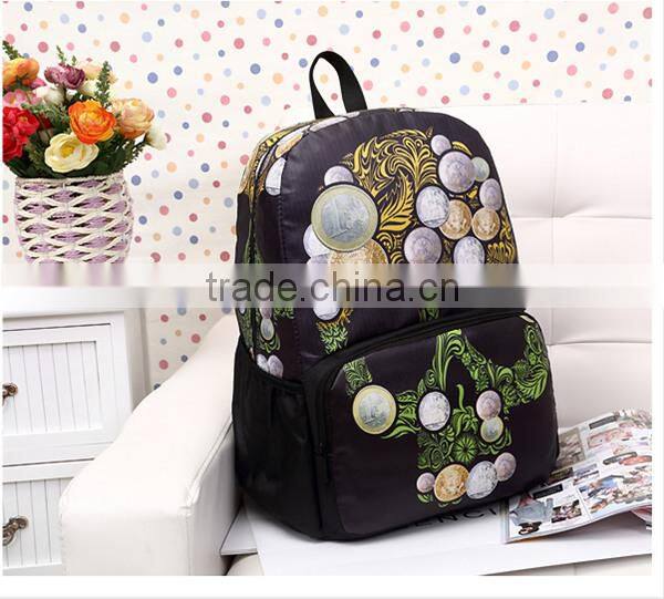 2015 newest fashion canvas outdoor backpack make custom backpack