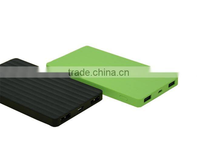 portable 5v lipo battery power bank hot new products for 2015 Most popular 4000mah super slim mobile power bank