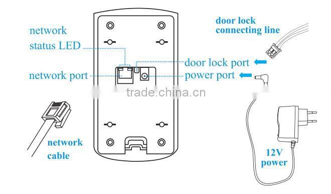 Network WIFI ip video doorbell for home security, with HD camera motion sensor night vision