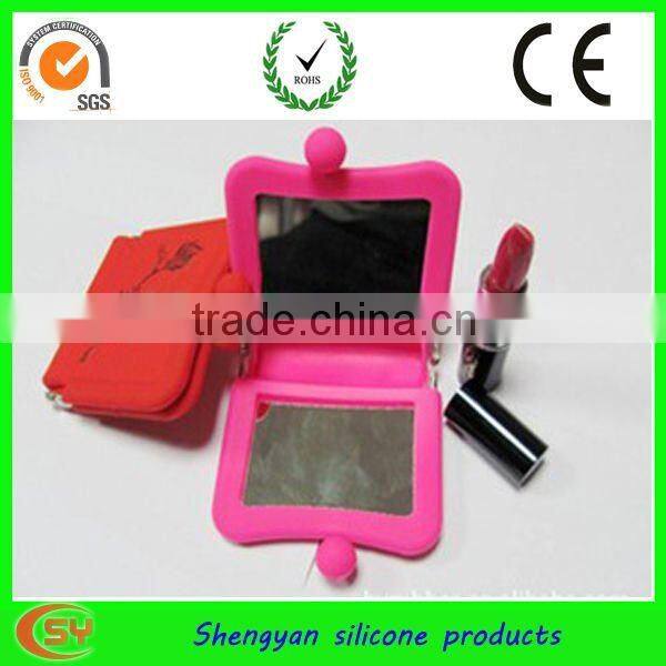 ShengYan fashion silcione bag with mirror design