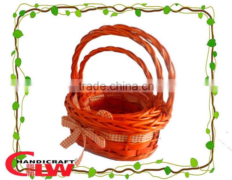 gift baskets.empty gift basket, easter basket. wedding decoration, basket,