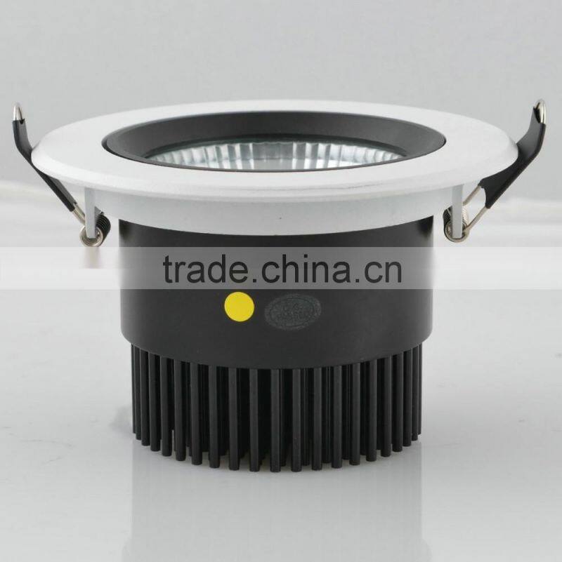 Simple design cob led downlight 10w led recessed mounting holes 95mm down light dimmable led downlight D115*H84mm