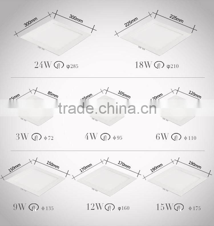 Warm White 3000k LED Lamp New Bulb LED Panel Light SMD2835 6W