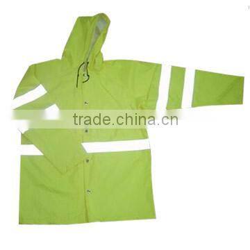 100% Polyester Safety Jacket With Reflective Strips