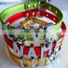 All Sufficient Polished High Quality personalized Zinc Alloy Metal DIY Plain slide alphabet letters