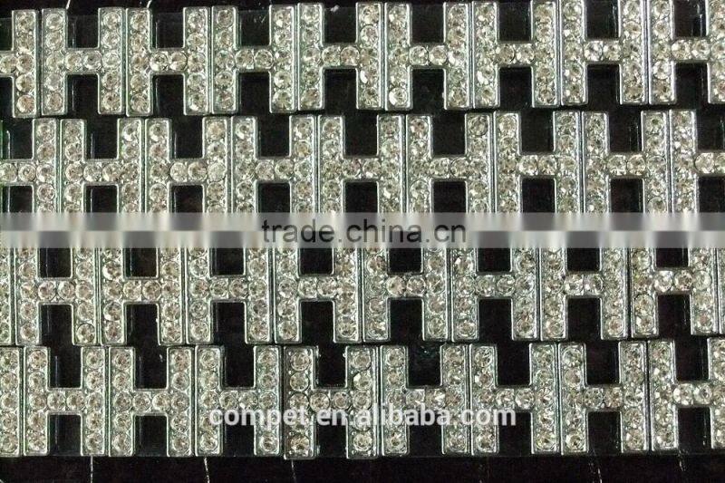 DIY 10mm Rhinestone Slide Letters