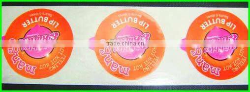 glossy paper cd label with adhesive sticker