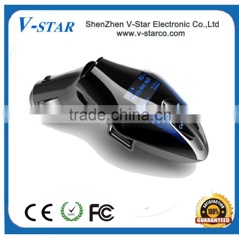 Good Quality Car Mp3 With LCD/LED display Usb Port Ft Card Fm Transmitter