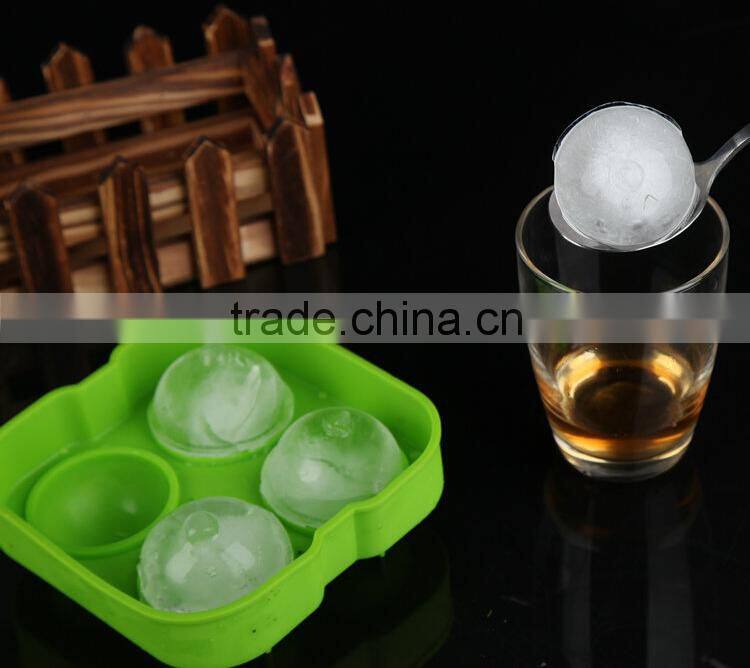 2015 How to make sphere ice cubes/ice ball mold silicone in China