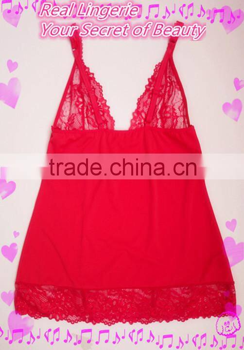 Sexy hot selling lace bra transparent lingerie, OEM service babydoll for mature women