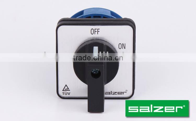 SALZER SA25 2-1 OFF-ON rotary switch (TUV,CE and CB Approved)
