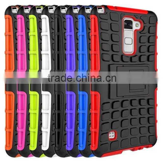 Fashion Tyre style PC with Silicon shock proof case for LG Style2 F720