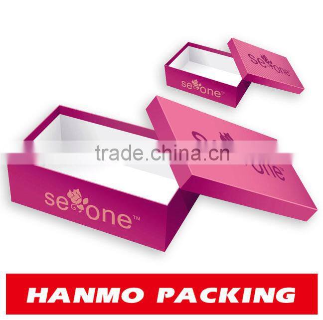 custom made&printed paper shoes box wholesale factory price