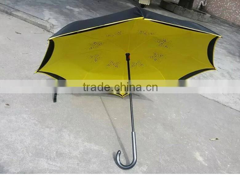 Hot sale inverted upside-down umbrella manufacturer china