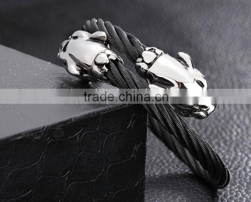 Super fashion mens stainless steel bracelet factory price sale 316l stainless steel bracelet jewelry