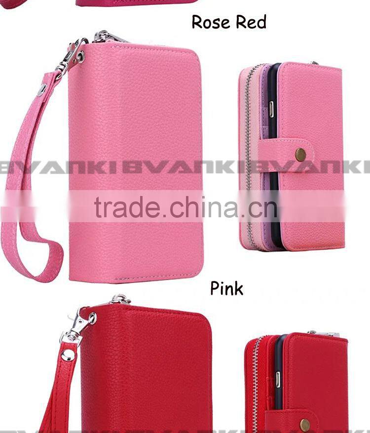 Fancy Mobile Accessories Cell Phone Credit Card Holder For iPhone 6 Case Leather,Genuine Leather For iPhone 6 Case Plug-in Cover