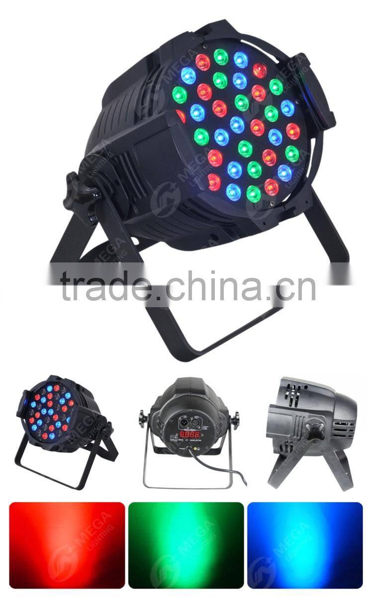 36x3w dmx rgb led par stage lighting