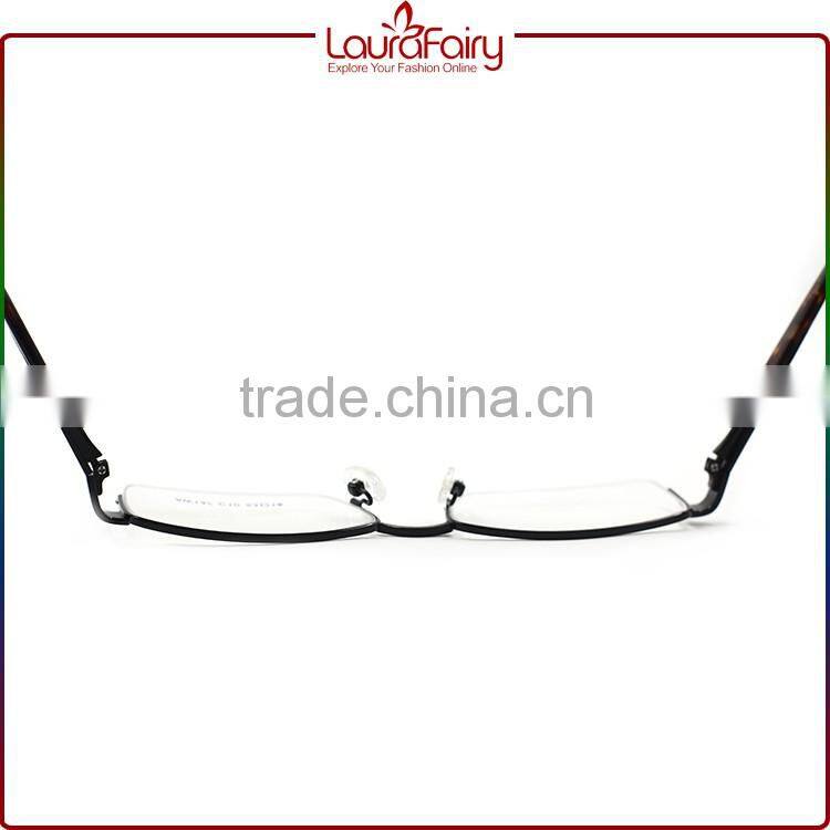 Laura Fairy Most Popular 2016 Black Spring Hinge Eyeglasses Optical Frame For Men