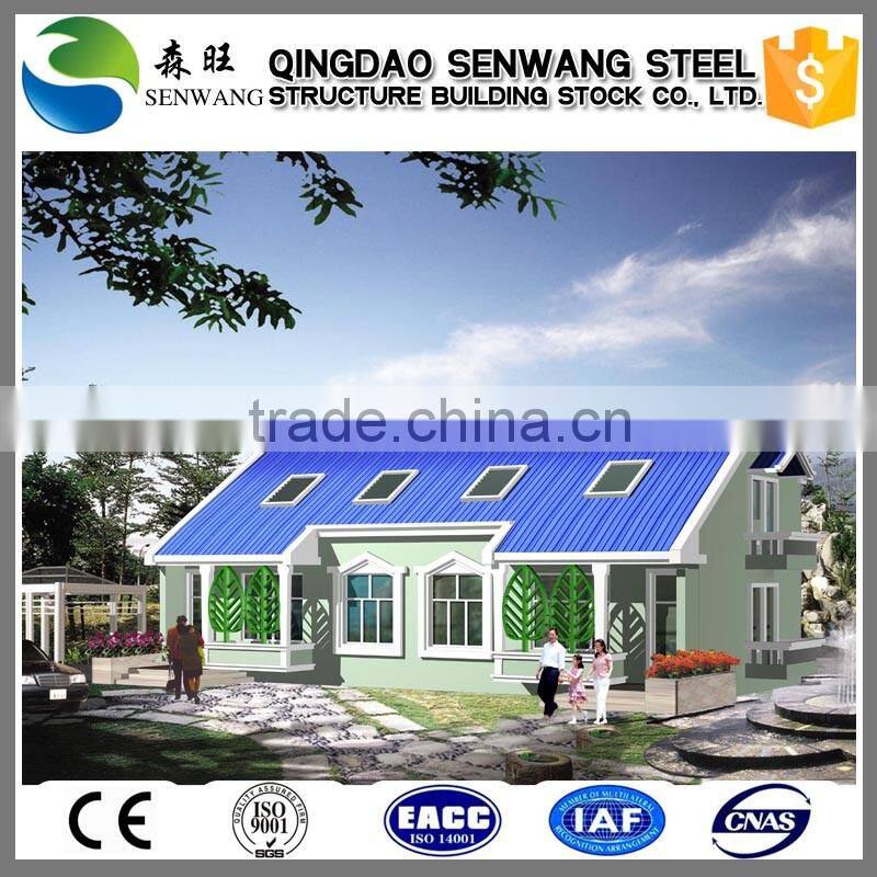 China new type high quality steel structure villa distributor