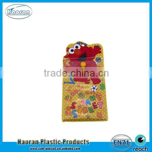 New kids PVC soft cell phone pouch for promotional
