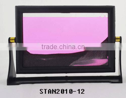 STAN2010-12 Moving sand art with Wooden frame sand art