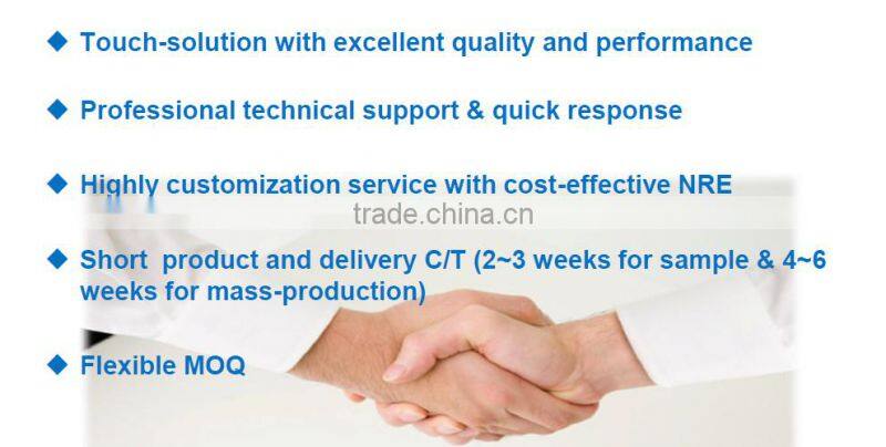 14 inch industrial touch screen with anti-glare treatment