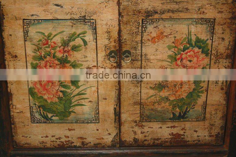 hand painted funiture for sale living room side cabient