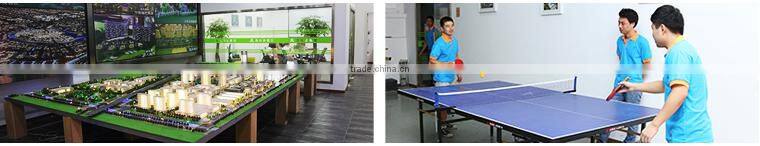 3d acrylic material architectural model with modern design and nice landscape