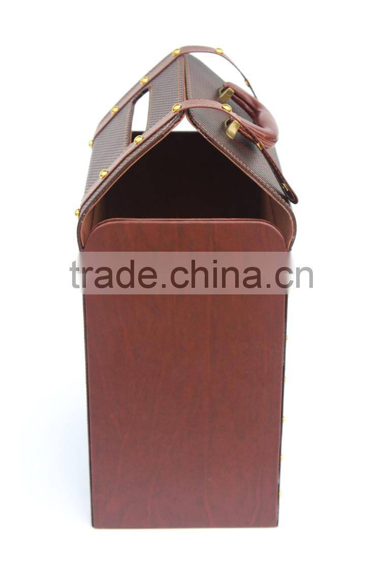 Handmade classic red wine box wine gift boxes