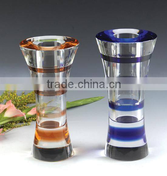 Fantastic design crystal vase for wedding decoration CV-1005
