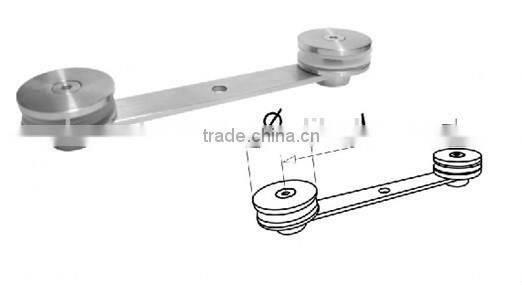 Both sides stainless steel 201# 304# glass clamp/cheap price high quality glass clip(GC-04)