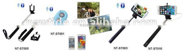 NT-BZ003 new 2015 foldable best selling selfie stick extendable bluetooth monopod
