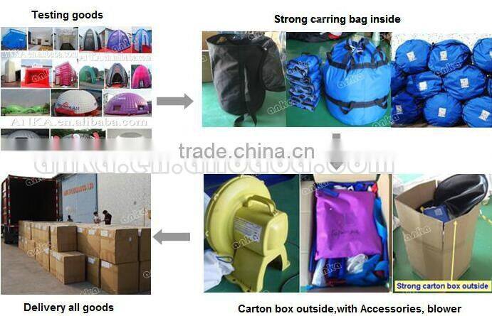 High quality inflatable igloo event tent, geodesic dome tent for event